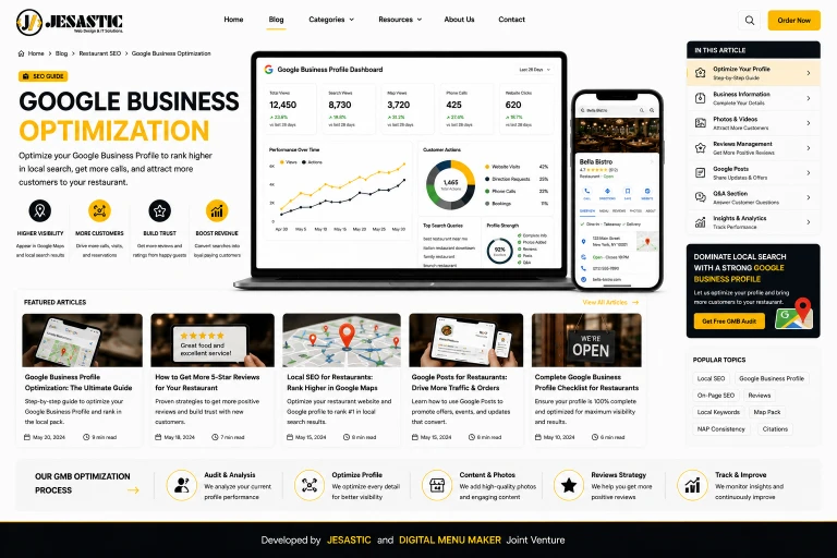 Google Business Optimization for Restaurants: The Local SEO Blueprint