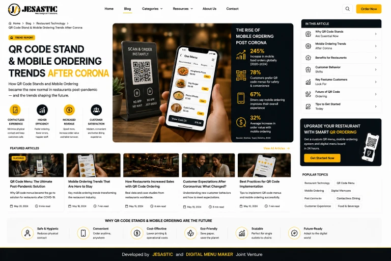 Mobile Ordering Trends: The Death of the PDF Menu and the Future of Contactless Dining