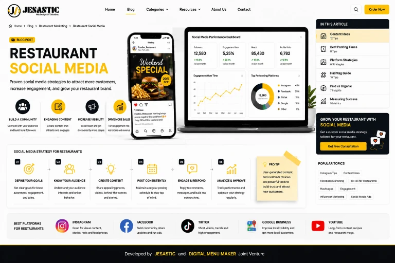 Advanced Restaurant Social Media Strategies to Drive Actual Foot Traffic