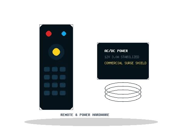 Power, Remote and Connectivity Accessories for media players